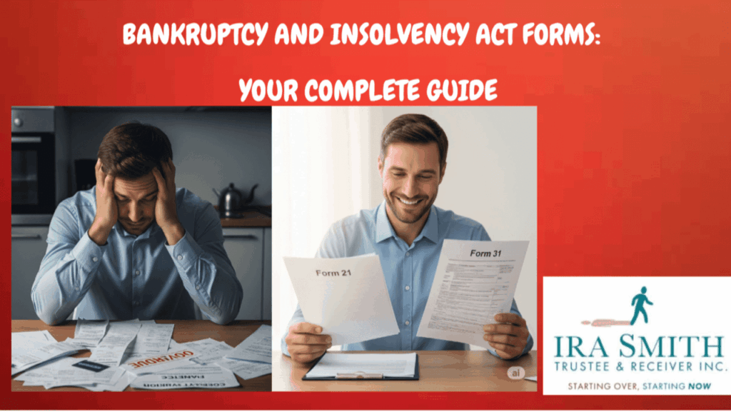 Licensed Insolvency Trustee helps transform financial stress into relief through proper Bankruptcy and Insolvency Act forms completion in Toronto GTA
