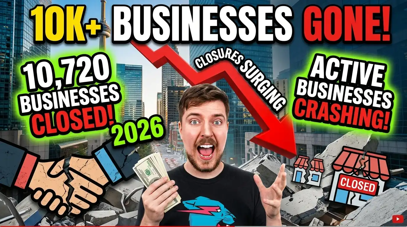 Toronto Business Closures Are Surging: Why BMO’s Per-Capita Insolvency Argument Misses the Bigger Picture 1 Image of a worried business owner as Toronto business closures are increasing in 2026